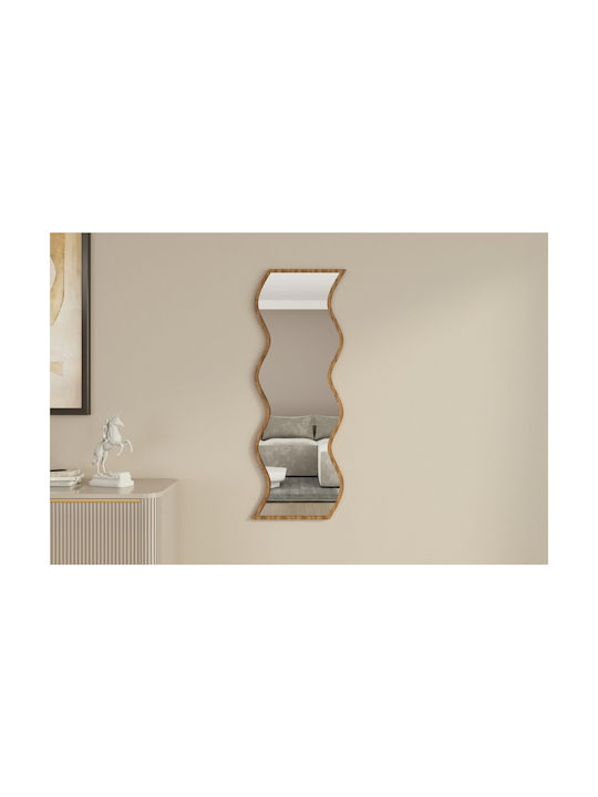 Огледало за стена Safi 116sam1201 40x2.2x120см Орех Hanah Home MDF