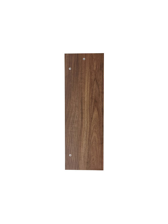 Aberto Design Basic Oglindă de Perete De Corp Întreg cu Maro Ramă din Lemn 120x40cm 1buc