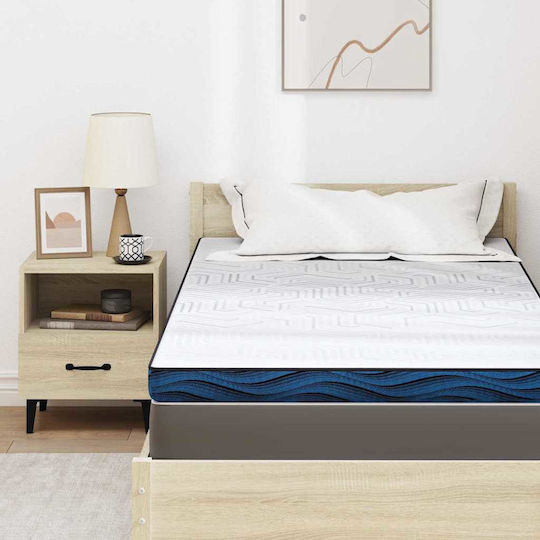 vidaXL Mattress Topper Single Foam 90x200x8cm