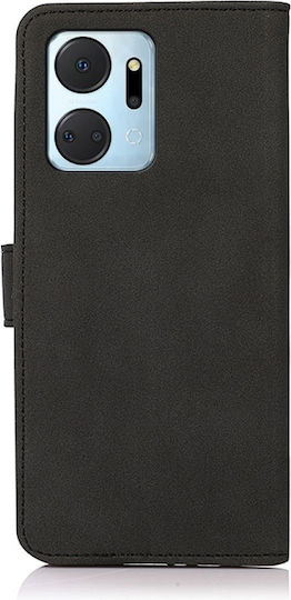 Handyhülle Brieftasche Honor X7a 4g Matt Schwarz