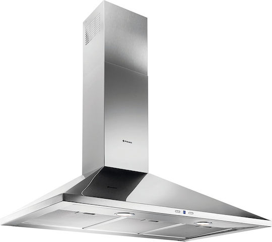 Pyramis Plus Απορροφητήρας Καμινάδα 90cm Inox