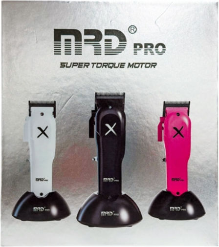 MRD Pro Επαγγελματική Επαναφορτιζόμενη Κουρευτική Μηχανή Μαύρη 00005025