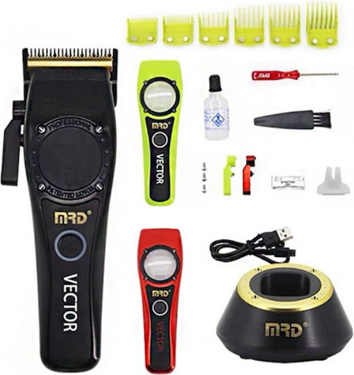 MRD Pro Professional Rechargeable Hair Clipper Black 00005534