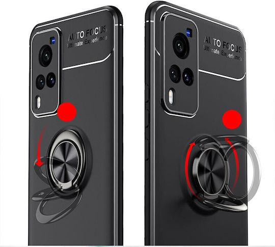 Solid Color Back Cover Σιλικόνης Μαύρο (Vivo X60 Pro 5G)
