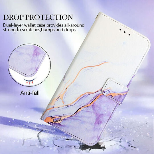 Pattern Wallet Synthetic Leather Multicolour (Vivo V21 5G)