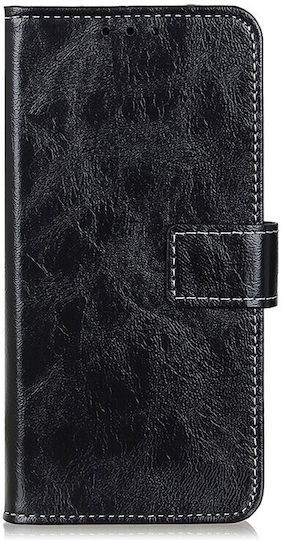 Crazy Horse Wallet Synthetic Leather Black (OnePlus Nord CE 3)