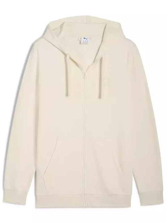 Sweatshirt with Hood Beige