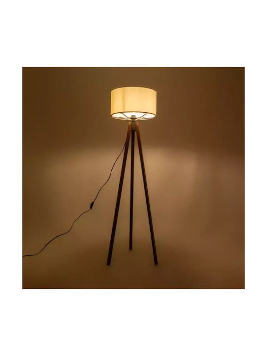 GloboStar Saga Floor Lamp H140xW38cm. with Socket for Bulb E27 White