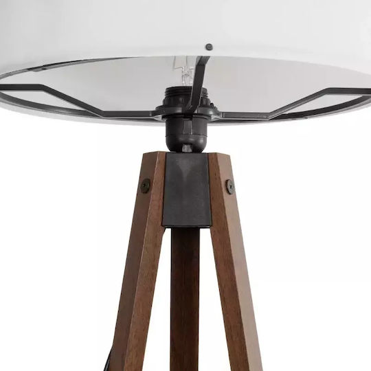 GloboStar Saga Lampa de podea Î140xL38cm. cu Soclu pentru Bec E27 Alb