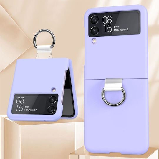 Light Umschlag Rückseite Kunststoff Lila (Galaxy Z Flip3 5G)