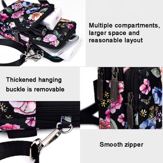 Mini Wallet Mobile Phone Bag Print Style Scene