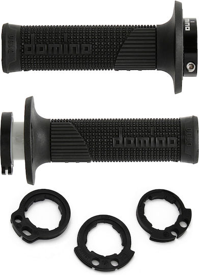 Χειrogripuri Pereche Mx D100 D-lock Negre Lock On Grips D10046c4000a9-0 Domino