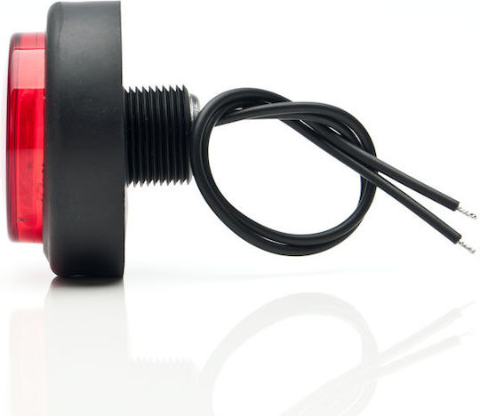 Front Warning Light 9 LED Red 12/24V