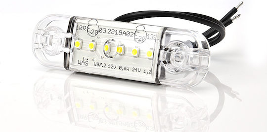 Led Side Light 5 Smd Was 12/24V White 1 Piece