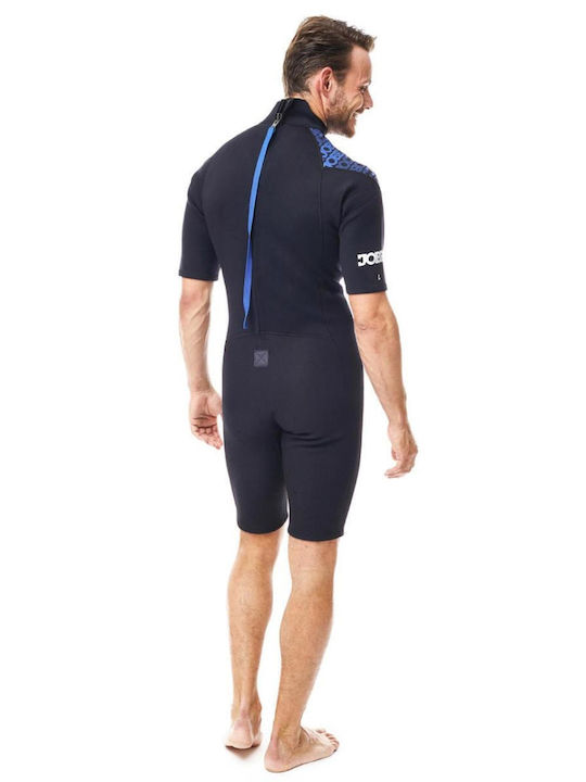Jobe Monoshort De Scufundare Cu Fermoar Negru 2.5mm