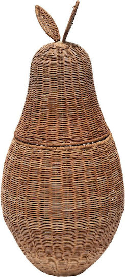 Polihome Tall Καλάθι Αποθήκευσης Rattan 31cm