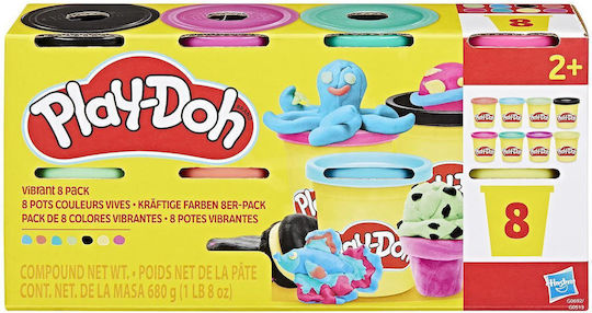 Hasbro Play-Doh 8 Aluaturi de Modelare Plasticină Play-Doh pentru 3+ Ani