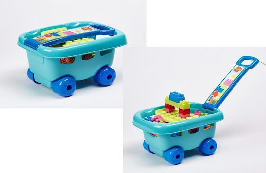 Ecoiffier Building Blocks Trolley For 1+ Years 30 Pieces