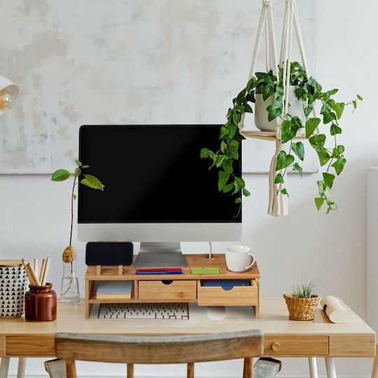 Relaxdays Schreibtisch Halterung Monitor (10037886)