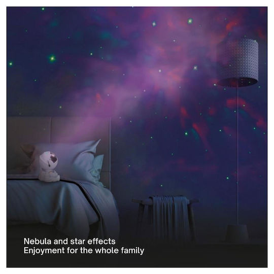 GSC Led Kids Projector Lamp with Star Projection White