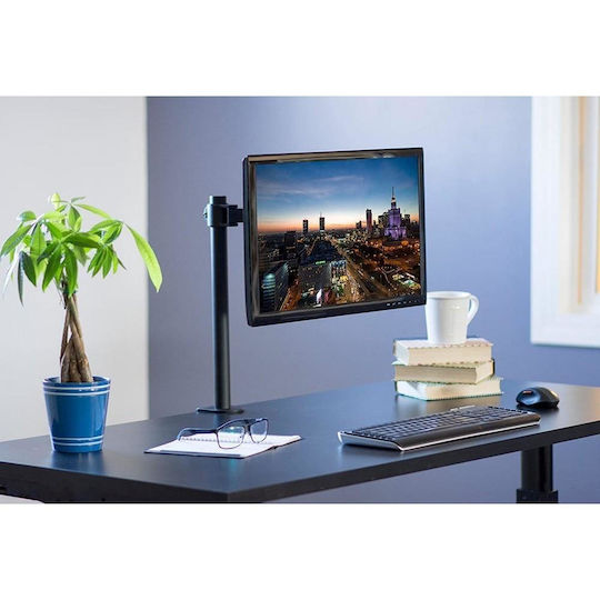 Techly Halterung Auf dem Schreibtisch Monitor bis 13" mit Arm (ICA-LCD503BK2)