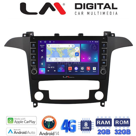 LM Digital Автомобилна Аудио Система (Блутут/USB/WiFi/GPS/Apple-Carplay/Android-Auto)