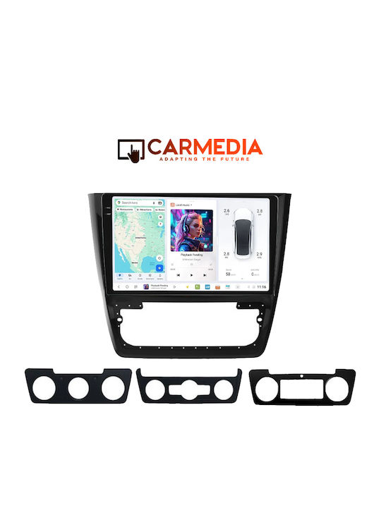 Carmedia Car Audio System for BMW X1 Skoda Yeti 2014 (Bluetooth/USB/AUX/WiFi/GPS/Apple-Carplay/Android-Auto) with Touch Screen 10.36"