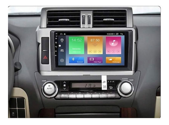 10-Zoll-Navigationsrahmen Idealstore Verkabelung Canbus-Modul Kompatibel mit Toyota Land Cruiser Prado J150 2013-2017 ABS-Materialtyp MP3-Radio MP5-Player 2DIN Android 10-9 Zoll Bildschirm Tesla-Stil 12V 2+32G Bildschirm
