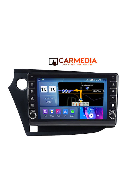Carmedia Auto-Audiosystem für Honda Einblick 2009-2014 (Bluetooth/USB/WiFi/GPS/Apple-Carplay/Android-Auto) mit Touchscreen 9"