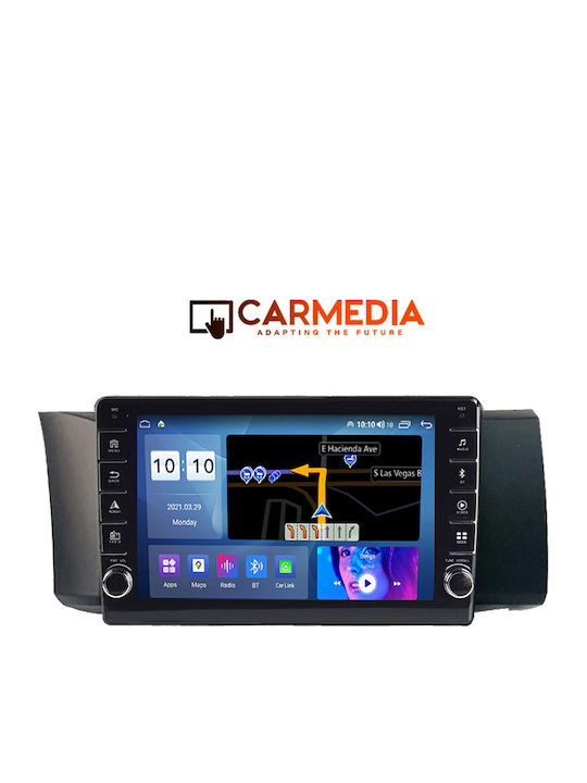 Carmedia Автомобилна Аудио Система (Блутут/USB/WiFi/GPS/Apple-Carplay/Android-Auto) с Тъчскрийн 9"