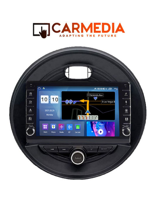 Carmedia Auto-Audiosystem für Mini Kooper / Clubman / Straßenkreuzer / Landsmann (Bluetooth/USB/WiFi/GPS/Apple-Carplay/Android-Auto) mit Touchscreen 9"