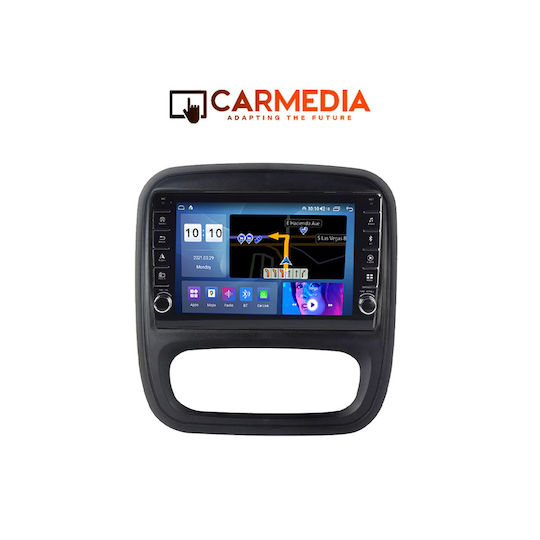 Carmedia Car Audio System for Opel Vivaro Fiat Talento Renault Trafic Nissan NV300 2014 (Bluetooth/USB/WiFi/GPS/Apple-Carplay/Android-Auto) with Touch Screen 9"