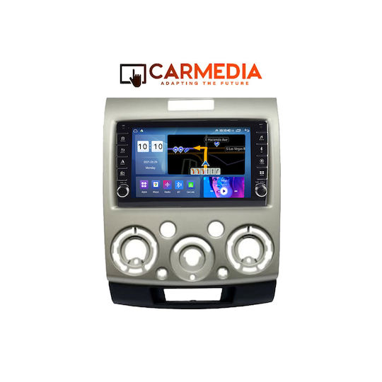 Carmedia Ηχοσύστημα Αυτοκινήτου για Ford Ranger Mazda BT-50 2006-2011 (Bluetooth/USB/WiFi/GPS/Apple-Carplay/Android-Auto) με Οθόνη Αφής 9"