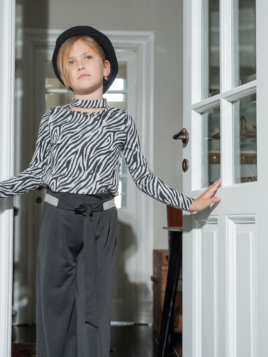 Kinder-Set mit Hose Winter 2Stück Black