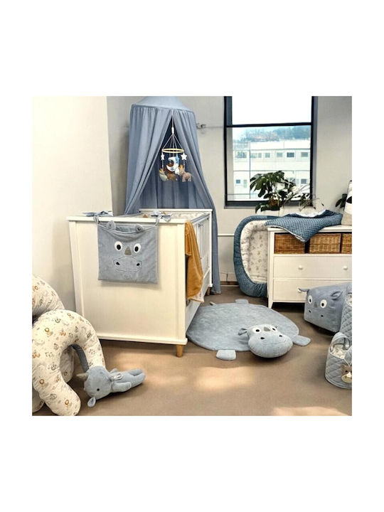 Baby Star Παιδικό Χαλί Μπλε 120x110cm