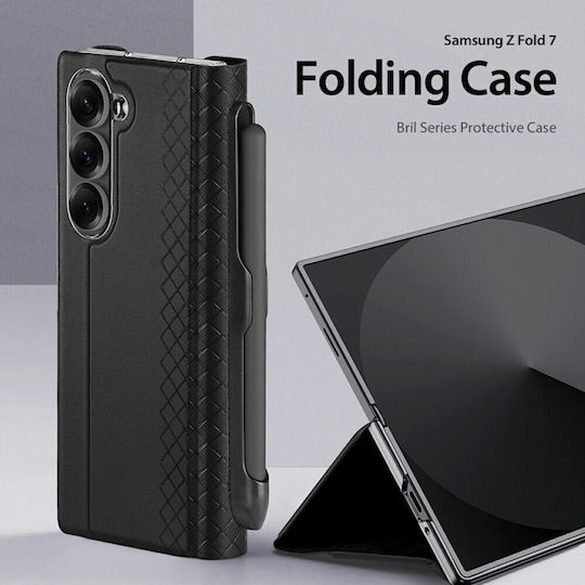 Dux Ducis Bril Series Book Negru (Galaxy Z Fold7)