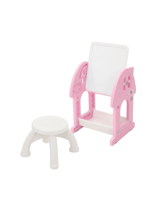 Kids Table Set with Chairs Pink Joyz