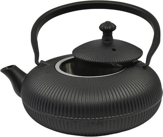 Ankor Teapot with Filter Cast Iron Black 800ml