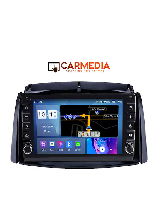 Carmedia Car Audio System for Renault Koleos 2006-2016 (Bluetooth/USB/WiFi/GPS/Apple-Carplay/Android-Auto) with Touch Screen 9"