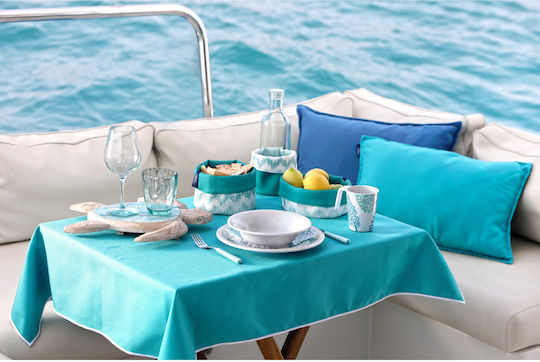 Marine Business Aruba Blue Waterproof Tablecloth 200x140 Cm