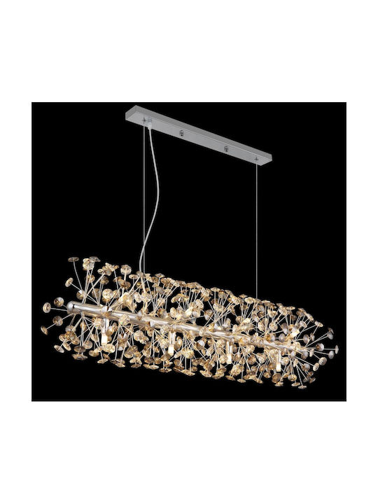 Globo Lighting Κρεμαστό Φωτιστικό Διάφανο