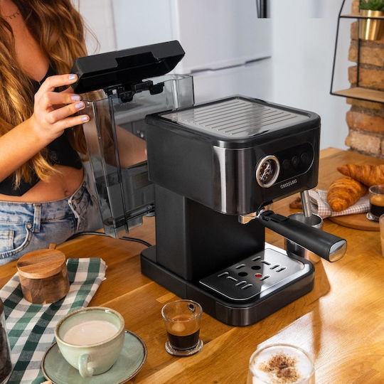 Cecotec Power Automatic Espresso Machine 850W Pressure 20bar for Cappuccino Brown