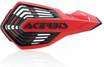 Acerbis X Future Universelle Handprotektoren Rot / Schwarz in Orange Farbe