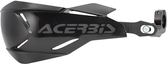 Acerbis Motorcycle Protective Hand Guards X-factory in Black Colour