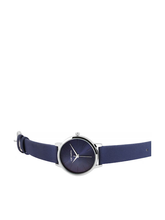 Just Watch Damen Uhr mit Lila Lederarmband