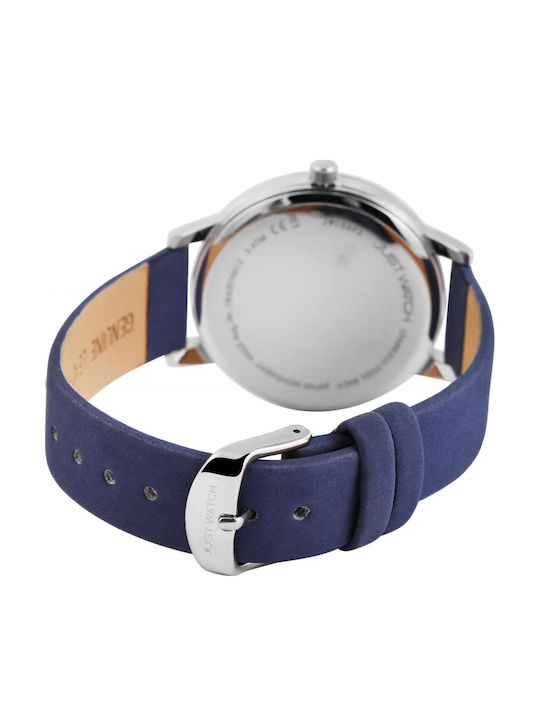 Just Watch Damen Uhr mit Lila Lederarmband