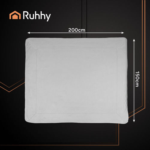 Ruhhy Одеяло Флийс Единично 150x200см. светлосиво