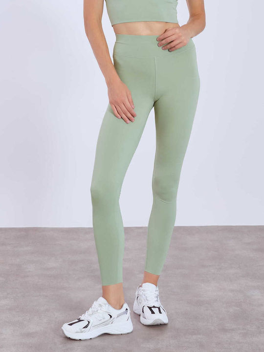 Ежедневна Женски легинси Високоталирани Light Green