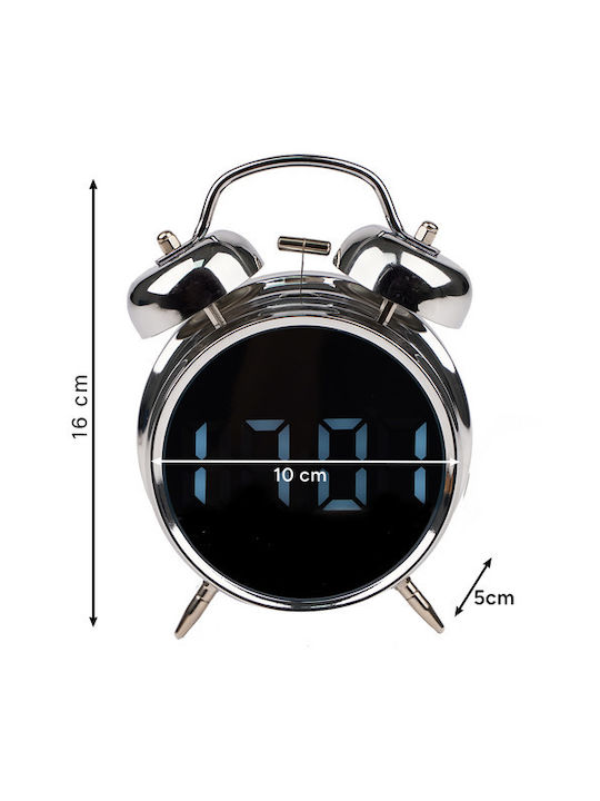 Izoxis Tisch-Digitaluhr mit Wecker Transparent
