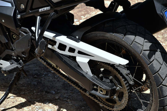 C-Racer Motorcycle Chain Guard Suzuki V-Strom 800 Silver